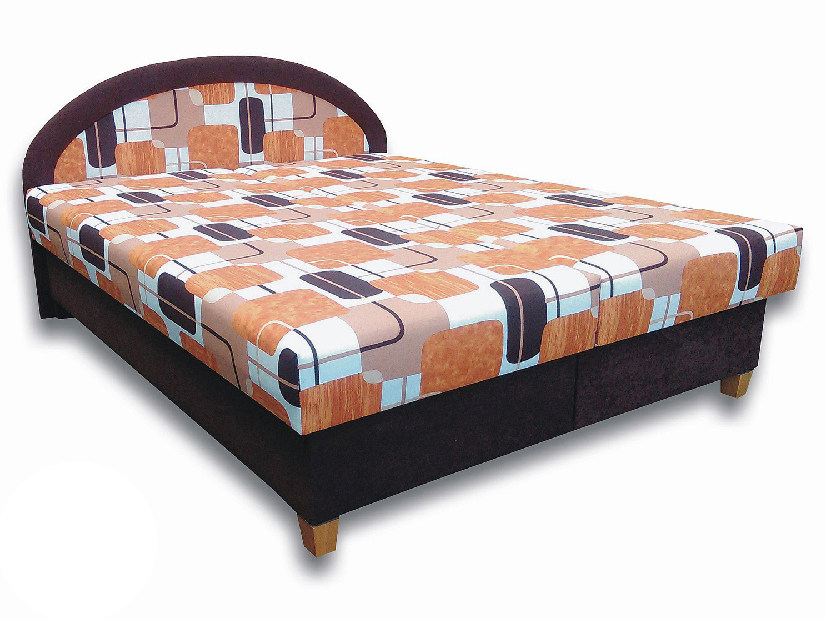 Manželská posteľ 180 cm Elvina N (s penovými matracmi)