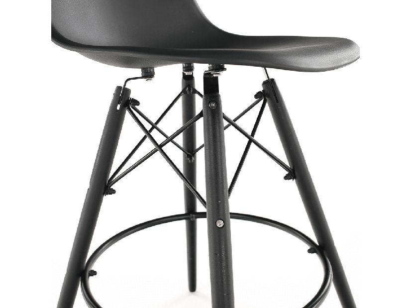 Barová stolička Canys (čierna) 
