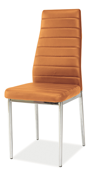 Jedálenská stolička H-261 (ekokoža oranžová)