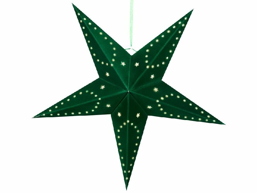 Set 2 ks závesných hviezd 60 cm Monti (zelená)