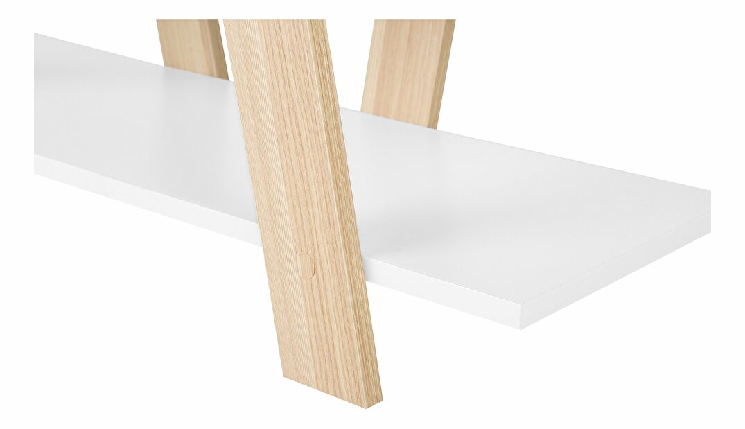 Regál Eneabba 5P (drevený) (biela)