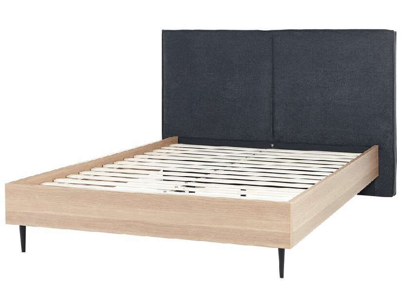 Manželská posteľ 140 cm Izeza (sivá)