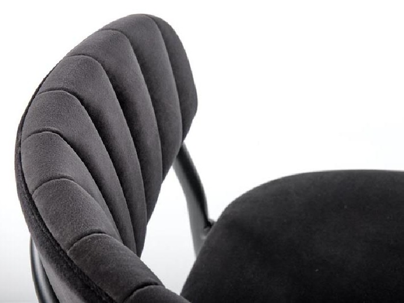 Jedálenská stolička Kepi (čierna)