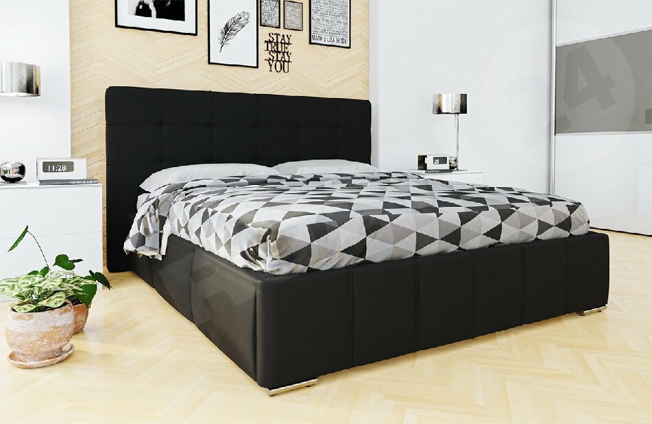 Manželská posteľ 180 cm Kendrick (ekokoža Soft 011)