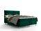 Manželská posteľ  Boxspring 180 cm Saruta (olivová) (s matracom a úložným priestorom)