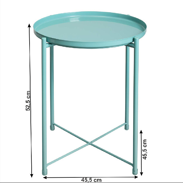 Príručný stolík Tadra (modrá)