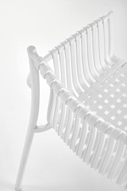 Jedálenská stolička Klaudet (biela)