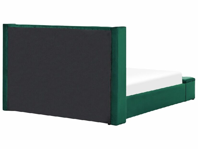 Manželská posteľ 180 cm Noya (zelená) (s roštom) (s úl. priestorom)