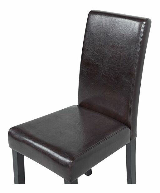 Jedálenská stolička Borway (tmavohnedá)