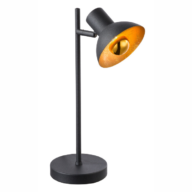 Stolové svietidlo LED Lotte 54001-1T (s kryštálmi) (čierna + čierna)