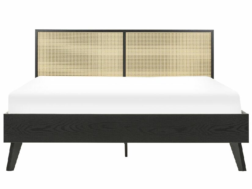 Manželská posteľ 160 cm Monza (čierna)