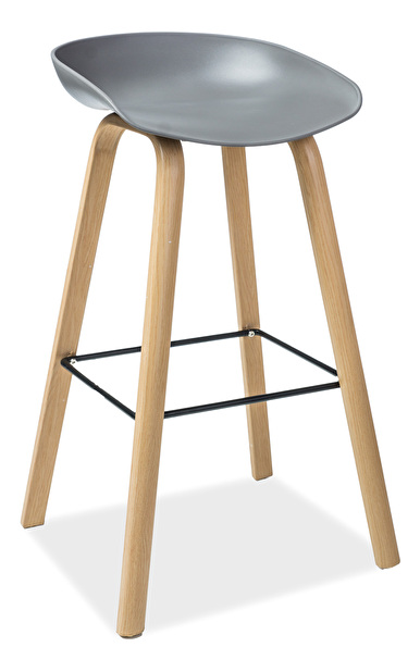 Barová stolička Simister (sivá) *bazár