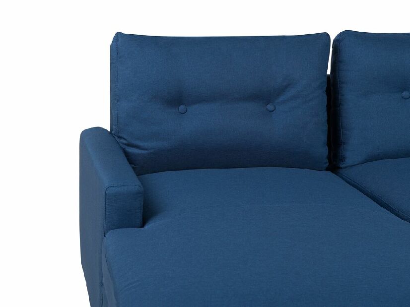 Rohová sedačka Farso (modrá) (s úl. priestorom) (P)