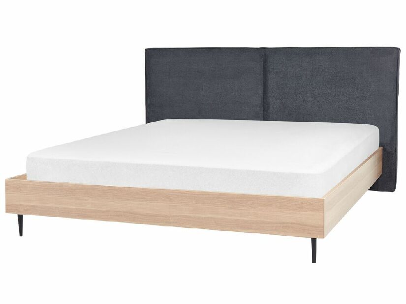 Manželská posteľ 180 cm Izeza (sivá)