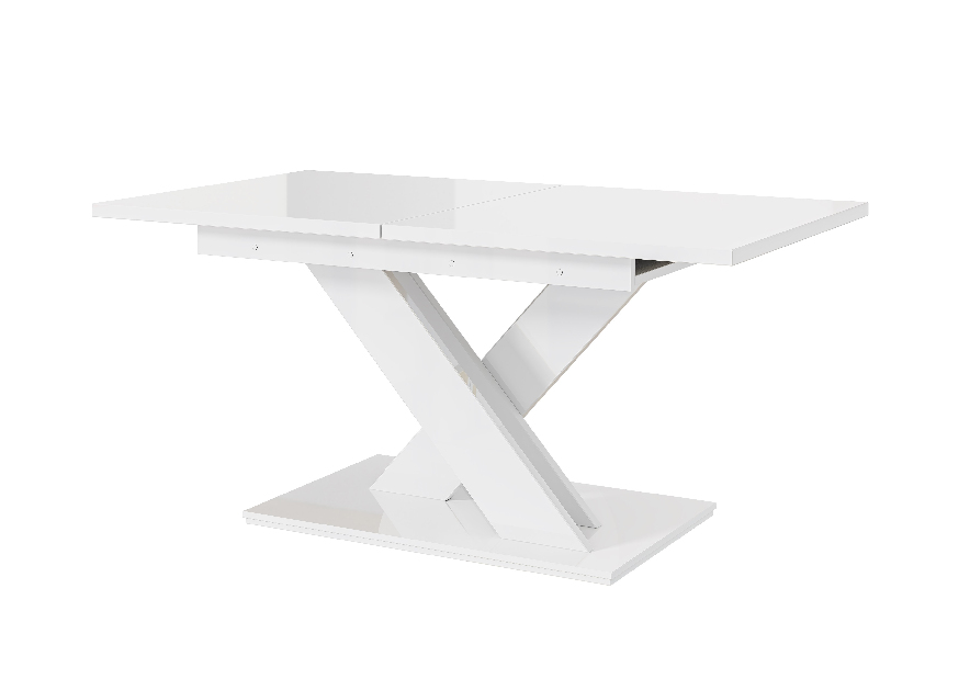 Jedálenský stôl Barax (lesk biely) (pre 6 až 8 osôb) *výpredaj