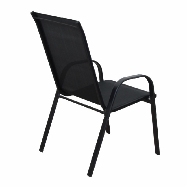 Set 2 ks. záhradných stoličiek Morel (čierna) *výpredaj