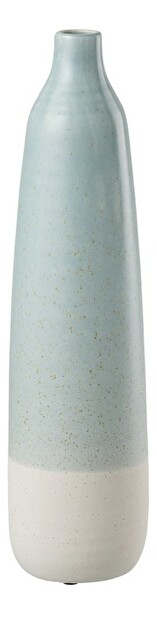 Dekoračná váza Jolipa (14x14x55cm) (Modrá)