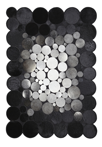Ručne vyrobený koberec Bakero Sao Paolo Kruhy Tas 2 Black