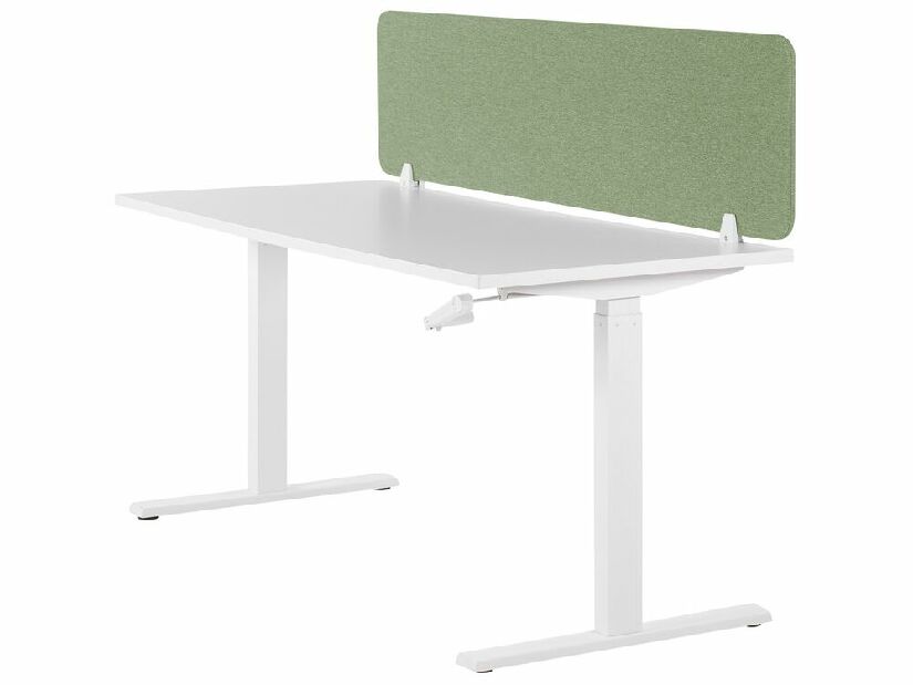 Prepážka na pracovný stôl 180 x 40 cm Walda (zelená) 