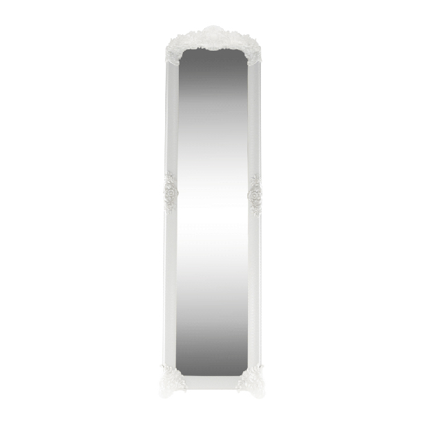 Zrkadlo Cassio (biela + strieborná)