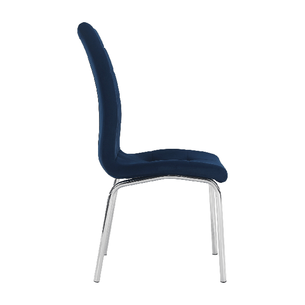Jedálenská stolička Harison NEW (modrá + chróm)
