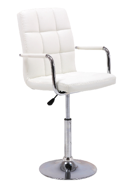 barová stolička C-152 (ekokoža biela)