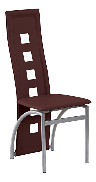 Jedálenská stolička K4 M tmavohnedá