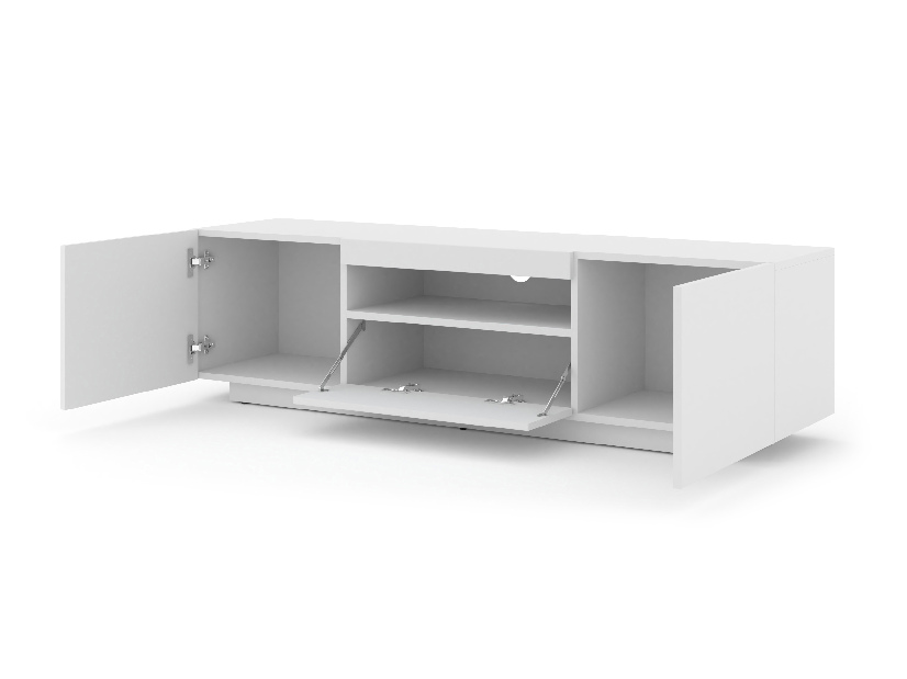 TV stolík/skrinka Aurinko 150 (matná biela)