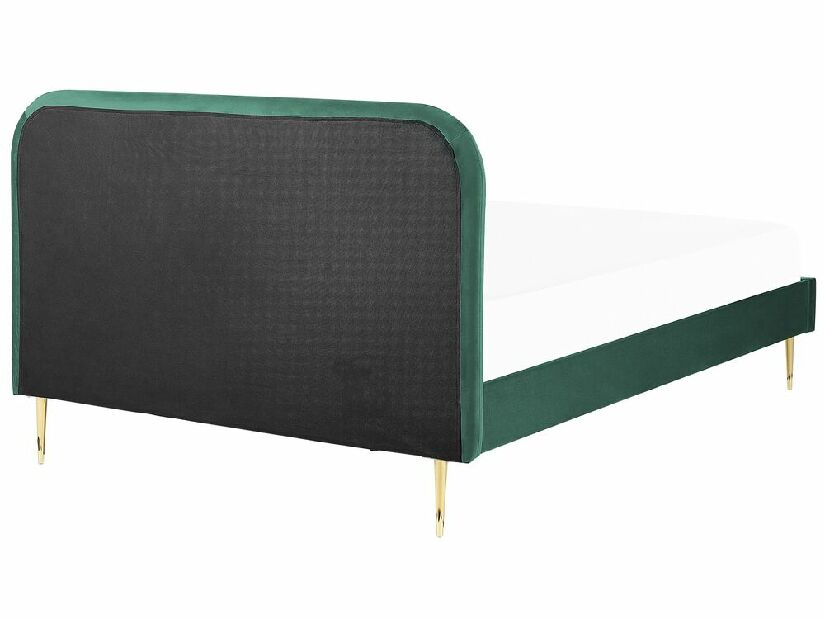 Manželská posteľ 160 cm Faris (zelená) (s roštom)