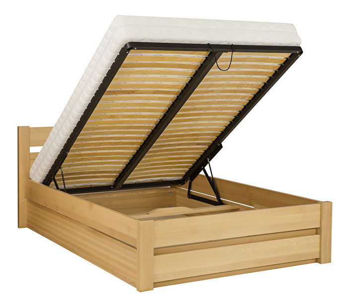 Manželská posteľ 140 cm LK 190 BOX (s roštom a úl. priestorom)