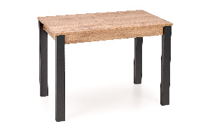 Jedálensky stôl Gisel (dub wotan + čierna)