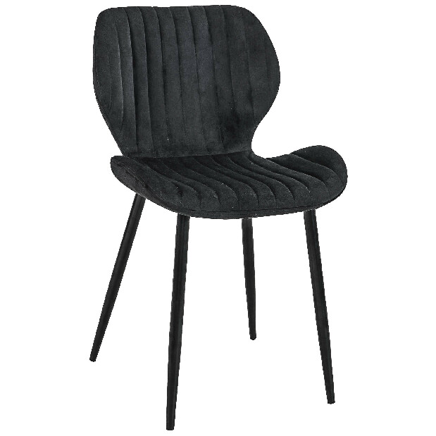 Jedálenská stolička Saira II (čierna)