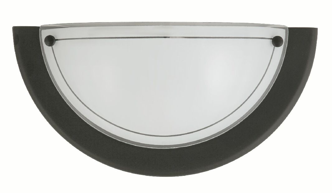 Nástenné svietidlo Ufo 5163 (čierna + opál)