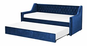 Jednolôžková posteľ 200 x 90 cm Monza (modrá)