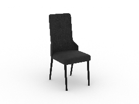 Jedálenská stolička Raviel83 (dub sonoma + čierna + kronos 27132)