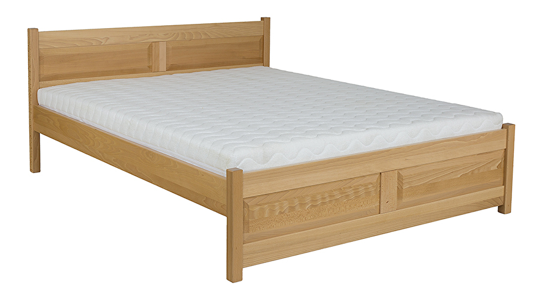 Manželská posteľ 160 cm LK 109 (buk) (masív)