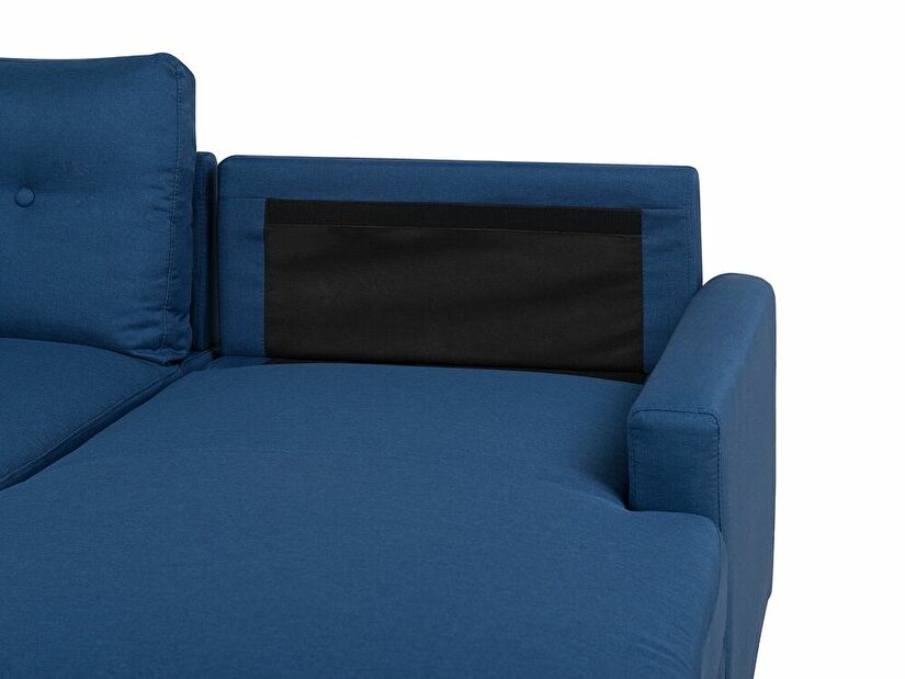 Rohová sedačka Farso (modrá) (s úl. priestorom) (L)
