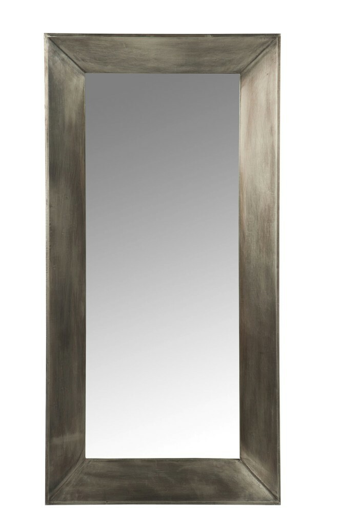 Zrkadlo Jolipa Na stenu Mystical Mint (122x9x61cm) (Sivá)