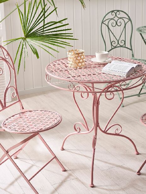Záhradný stôl ALBORA (ružová)