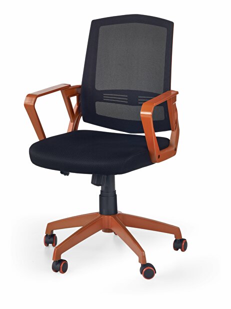 Kancelárska stolička Ascot (čierna + oranžová)