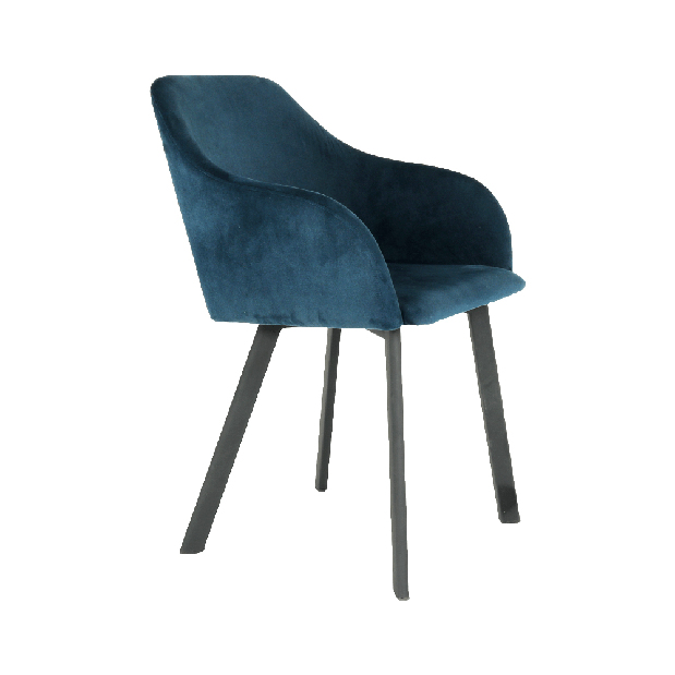 Jedálenská stolička Talira (modrá + čierna)