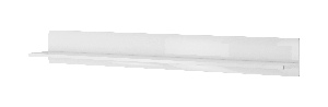 Polička 180 cm Tashia Typ 02 (biela + vysoký lesk biely)