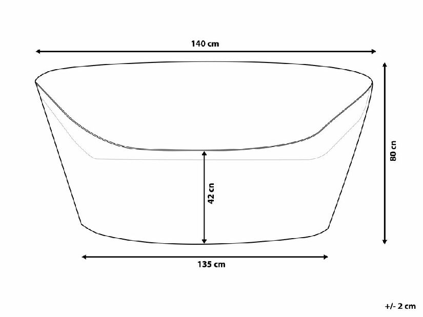 Ochranná plachta na záhradný nábytok 140 x 135 x 80 cm Chuza (sivá)
