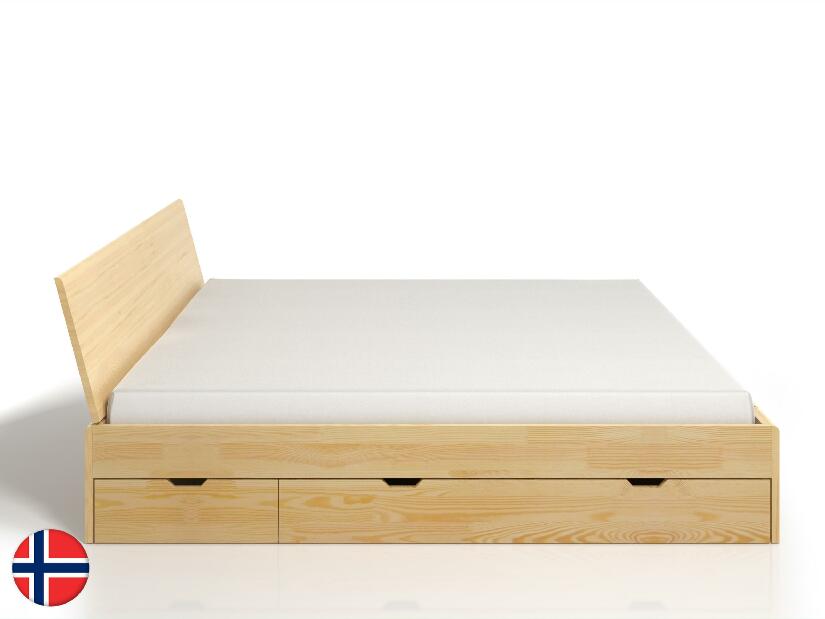Jednolôžková posteľ 120 cm Naturlig Galember Maxi DR (borovica) (s roštom a úl. priestorom)