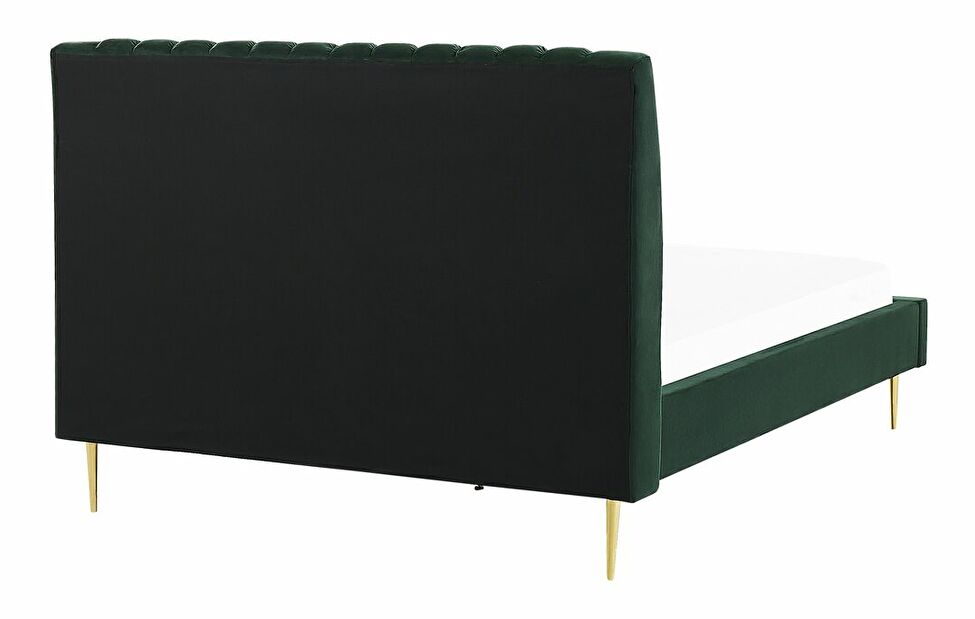 Manželská posteľ 140 cm Marvik (zelená)
