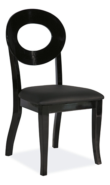 Jedálenská stolička Luigi čierna