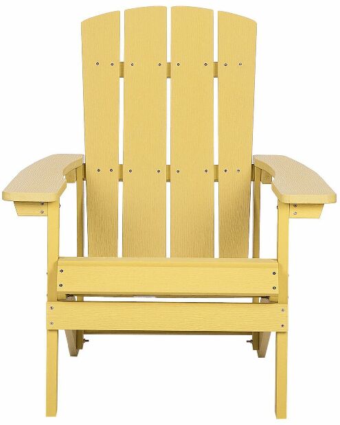 Záhradná stolička Adack (žltá)