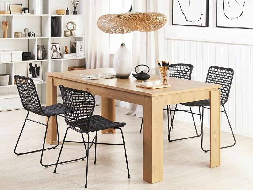 Jedálenský stôl 180x90 cm Vanetta (svetlé drevo)
