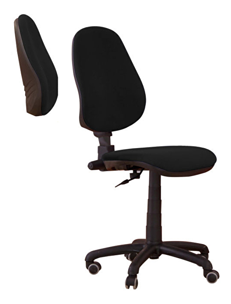 Kancelárska stolička Polo 50 čierna (bez podrúčok)
