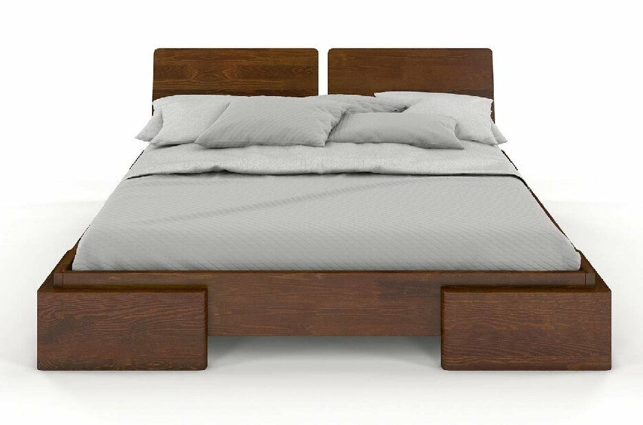 Manželská posteľ 160 cm Naturlig Jordbaer (borovica)